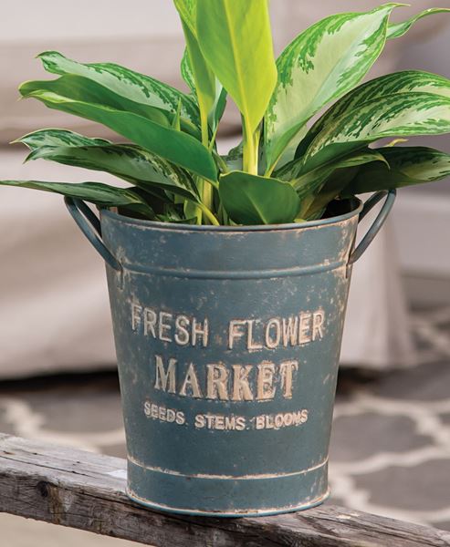 Picture of Vintage Fresh Flower Market Bucket