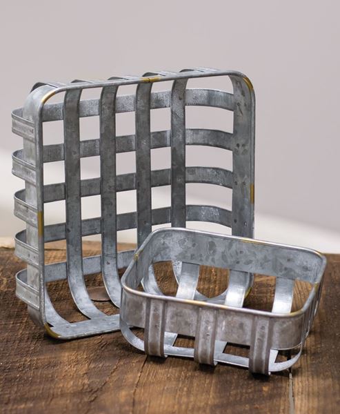 Picture of Galvanized Baskets, 2/Set