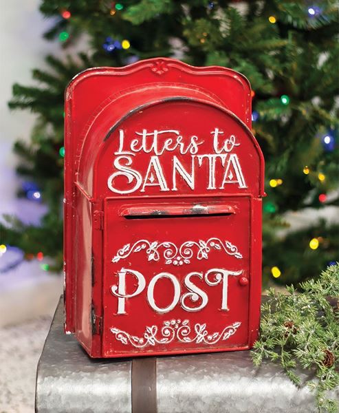 Picture of Letters to Santa Post Box, Red