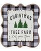 Picture of Christmas Tree Farm Buffalo Check Easel