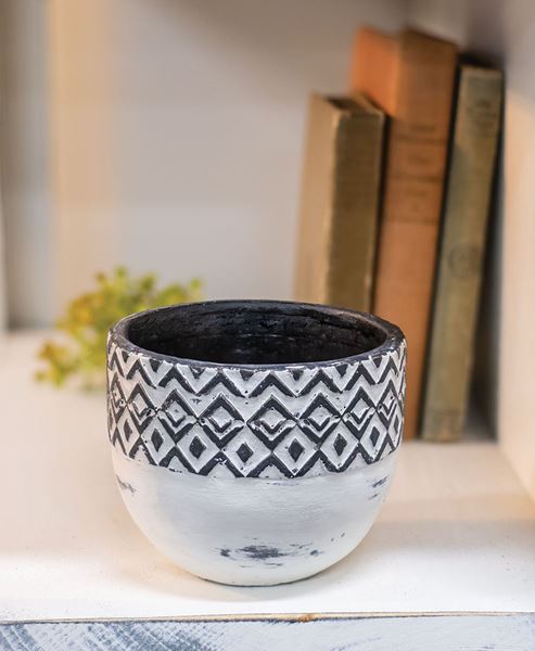 Picture of Geometric Ceramic Bowl