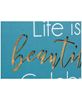 Picture of Life Is Beautiful Framed Cutout Wall Art