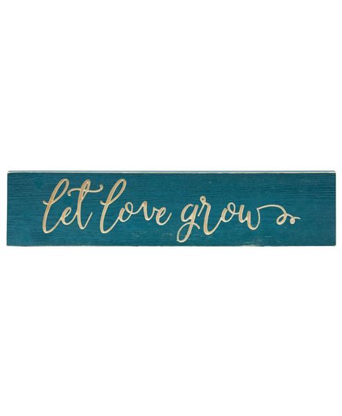 Picture of Let Love Grow Engraved Sign, 24"