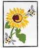 Picture of Vintage Sunflower Metal Wall Plaque