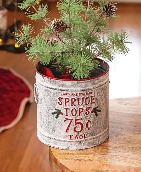 Picture of Spruce Tops Vintage Metal Bucket