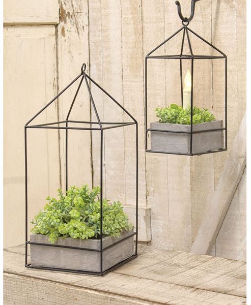 Picture of Plant Holder w/ Metal Frame 2/Set