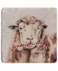 Picture of Christmas Farm Animals Resin Coasters, 4/Set