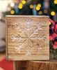 Picture of Snowflake Natural Wood Sign