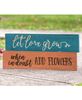 Picture of Let Love Grow Engraved Sign, 24"