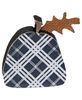 Picture of Black Plaid Freestanding Pumpkins, 2/Set