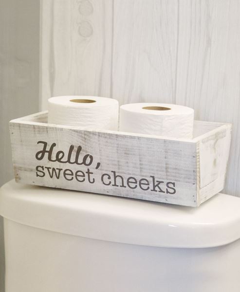 Picture of Hello Sweet Cheeks/Seat Yourself Reversible Toiletries Box