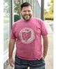 Picture of Distressed Ohio T-shirt, Heather Red