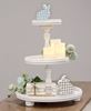 Picture of Shabby Chic Wooden Three-Tiered Tray