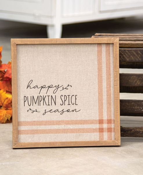 Picture of Happy Pumpkin Spice Season Feed Sack Frame