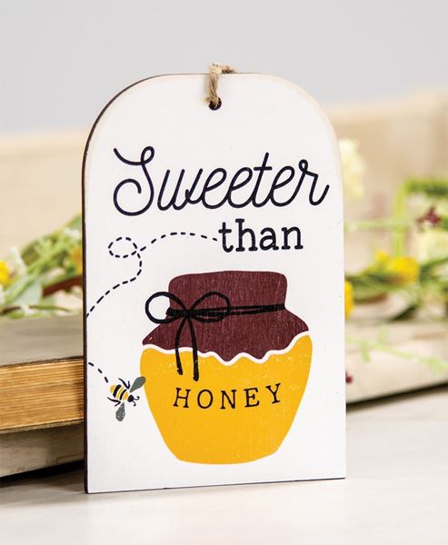 Picture of Sweeter Than Honey Wooden Tag