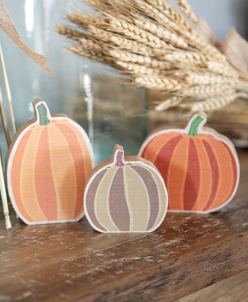 Picture of Chunky Pumpkin Sitters, 3/Set