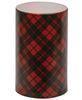 Picture of Red Plaid Timer Pillar, 3" x 5"