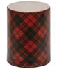 Picture of Red Plaid Timer Pillar, 3" x 4"