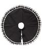 Picture of Black & White Buffalo Check Ruffle Tree Skirt