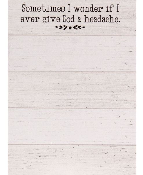 Picture of Give God a Headache Mini Notepad