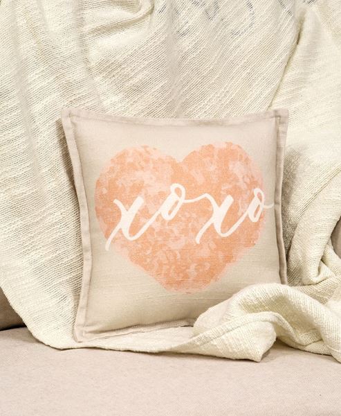 Picture of XOXO On Heart Pillow