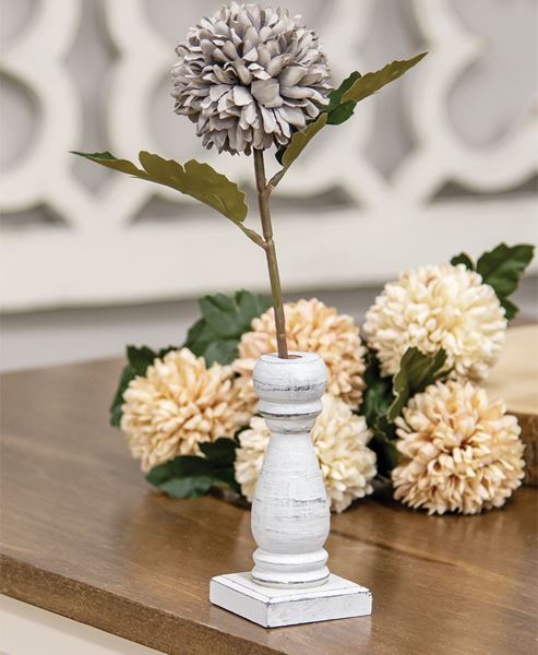 Picture of Medium White Spindle Flower Holder