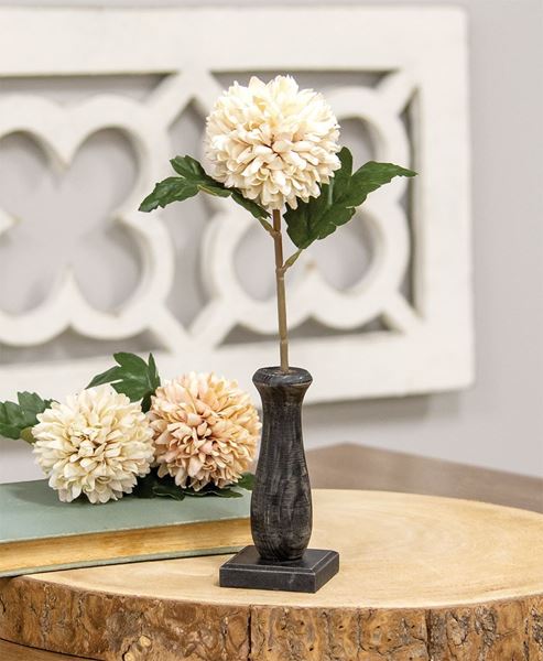 Picture of Curvy Black Spindle Flower Holder