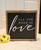 Picture of Love Chalkboard Look Frame, 2 Asstd.