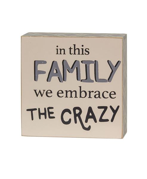 Picture of Nice Normal Family Buffalo Check Box Signs, 3/Set