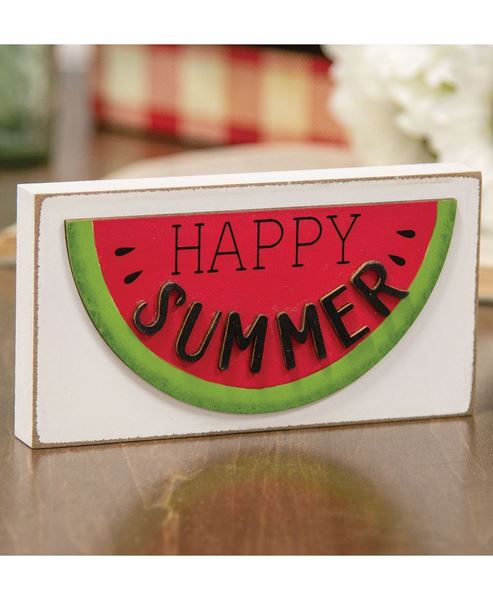 Picture of Happy Summer Watermelon Block