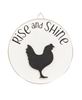 Picture of Rise and Shine Mini Round Easel Sign, 2 Asstd.