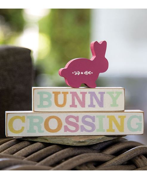 Picture of Bunny Crossing Block Stackers, 3/Set