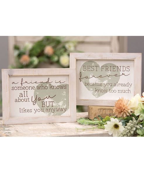 Picture of Shabby Chic Best Friends Frame, 2 Asstd.