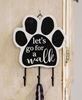 Picture of Paw Print Leash Hook, 2 Asstd.