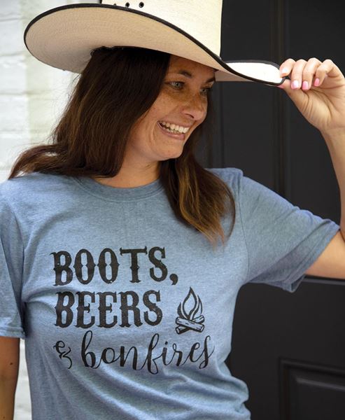 Picture of Boots, Beers & Bonfires T-Shirt XXL