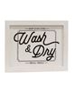 Picture of Wash & Dry Wooden Framed Sign