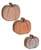 Picture of Watercolor Animal Print Chunky Pumpkins, 3/Set