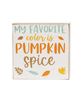 Picture of Pumpkin Spice Everything Square Block, 3 Asstd.