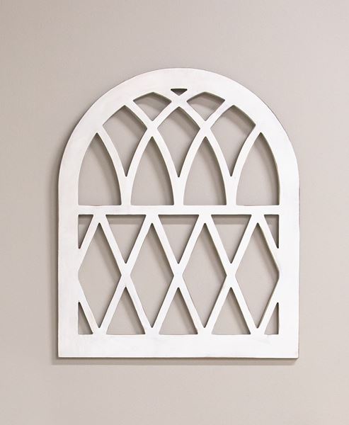 Picture of Wooden Farmhouse Window Arch (Diamond)