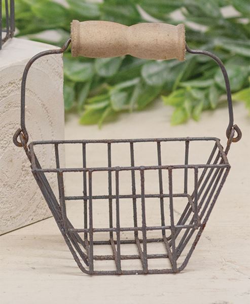 Picture of Mini Wire Egg Basket Tote